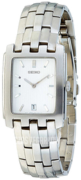 Seiko Dress Biały/Stal SKP179P1