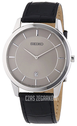 Seiko Dress Szary/Skóra Ø38 mm SKP383