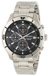 Seiko Czarny/Stal Ø42 mm SKS401