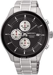 Seiko Neo Sports Czarny/Stal Ø44 mm SKS545P1