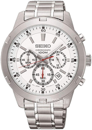 Seiko Biały/Stal Ø43 mm SKS601P1