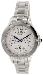 Seiko Biały/Stal Ø33 mm SKY671P1