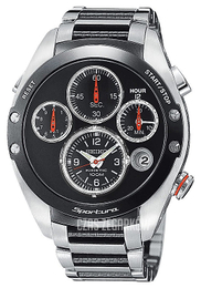 Seiko Czarny/Stal Ø44 mm SLQ021