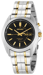 Seiko Dress Czarny/Stal w odcieniu złota Ø40 mm SMY115