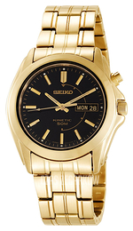 Seiko Czarny/Pozlacana Ø37 mm SMY116