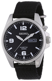Seiko Kinetic Czarny/Tkanina Ø41 mm SMY143P1