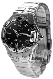 Seiko Kinetic Czarny/Stal Ø38 mm SNA003P5