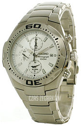 Seiko Biały/Stal Ø43 mm SNA795