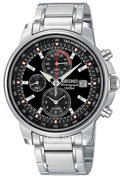 Seiko Czarny/Stal Ø40.5 mm SNAA61