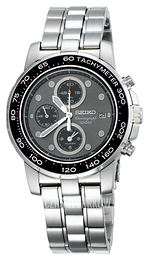 Seiko Chronograph Czarny/Stal Ø40 mm SNAA63