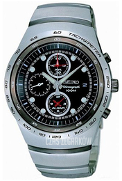 Seiko Czarny/Stal Ø43 mm SNAA85