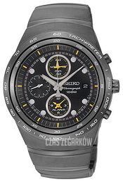 Seiko Chronograph Czarny/Stal Ø42 mm SNAA87P1