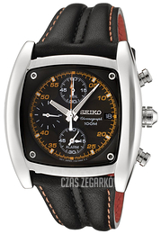 Seiko Czarny/Skóra Ø43 mm SNAB05