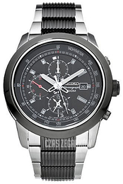 Seiko Czarny/Guma Ø44 mm SNAB19