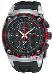 Seiko Sportura Czarny/Guma Ø42 mm SNAC03P1