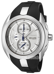 Seiko Srebrny/Guma Ø45 mm SNAC19