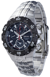 Seiko Czarny/Stal SNAD35P1
