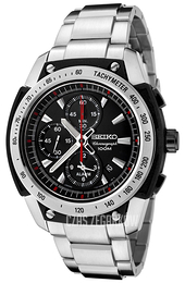 Seiko Czarny/Stal Ø44 mm SNAD47