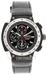 Seiko Czarny/Skóra Ø52 mm SNAD47P2