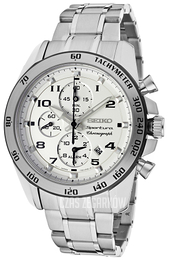 Seiko Chronograph Srebrny/Stal Ø42 mm SNAE59