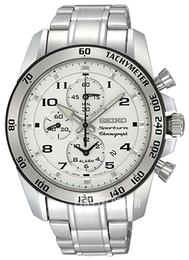 Seiko Sportura Srebrny/Stal Ø42 mm SNAE59P1
