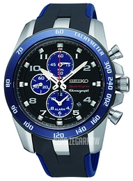 Seiko Sportura Czarny/Guma Ø42 mm SNAE91P1