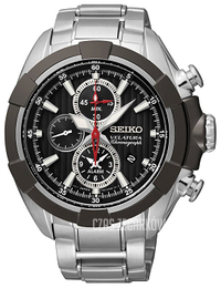 Seiko Velatura Czarny/Stal Ø47 mm SNAF39