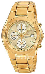 Seiko Srebrny/Stal w odcieniu złota SND697