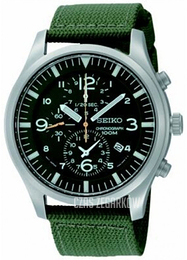 Seiko Chronograph Zielony/Tkanina Ø43 mm SNDA27P1