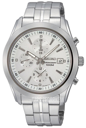 Seiko Biały/Stal Ø42 mm SNDA85