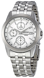 Seiko Chronograph Srebrny/Stal Ø39 mm SNDC05