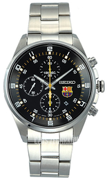 Seiko Chronograph Czarny/Stal Ø48 mm SNDD23P1