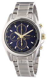 Seiko Chronograph Niebieski/Tytan Ø41 mm SNDE59