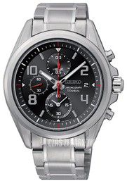 Seiko Chronograph Czarny/Tytan Ø41 mm SNDE61P1