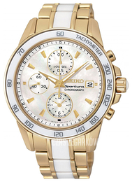 Seiko Sportura Srebrny/Stal w odcieniu złota Ø38.2 mm SNDX02P1