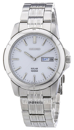 Seiko Srebrny/Stal Ø41 mm SNE091