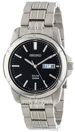 Seiko Dress Czarny/Stal Ø39 mm SNE093