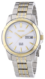 Seiko Biały/Stal Ø41 mm SNE094