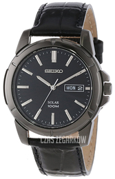 Seiko Dress Czarny/Skóra Ø41 mm SNE097P1