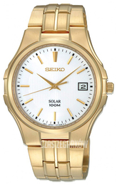 Seiko Biały/Pozlacana Ø41 mm SNE134P1