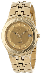 Seiko Dress Żółte złoto/Stal w odcieniu złota Ø37 mm SNE174