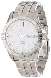 Seiko Dress Biały/Stal Ø41 mm SNE175