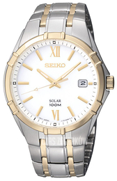 Seiko Biały/Stal Ø38 mm SNE216