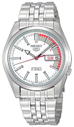 Seiko 5 Biały/Stal Ø36 mm SNK369J1