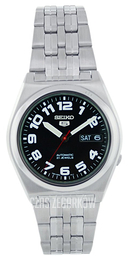 Seiko Czarny/Stal Ø38 mm SNK657K