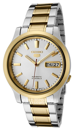Seiko Biały/Stal Ø37 mm SNK790