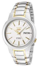 Seiko Biały/Stal Ø39 mm SNKA08