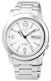 Seiko 5 Biały/Stal Ø38 mm SNKE57K1
