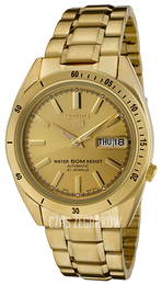 Seiko 5 Żółte złoto/Stal w odcieniu złota Ø40 mm SNKF54