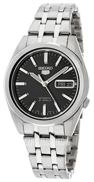 Seiko Czarny/Stal Ø38 mm SNKG95K1